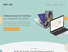 Tablet Screenshot of bureauforgood.com